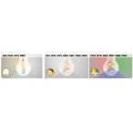 LED lemputė E27 Filament-LED 4W ST64 2700K Šilta balta