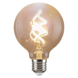 LED lemputė E27 Filament-LED 4W G95 2700K Šilta balta