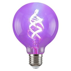 LED lemputė E27 Filament-LED 4W G95 2700K Šilta balta