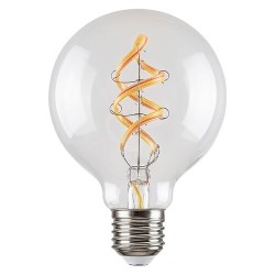 LED lemputė E27 Filament-LED 4W G95 2700K Šilta balta