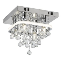 Lubinis šviestuvas Pallas LED 23+ E14 4x MAX 40W 4000K Neutrali balta (Chromo)