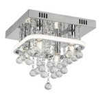Lubinis šviestuvas Pallas LED 23+ E14 4x MAX 40W 4000K Neutrali balta (Chromo)