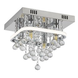 Lubinis šviestuvas Pallas LED 23+ E14 4x MAX 40W 4000K Neutrali balta (Chromo)