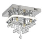 Lubinis šviestuvas Pallas LED 23+ E14 4x MAX 40W 4000K Neutrali balta (Chromo)