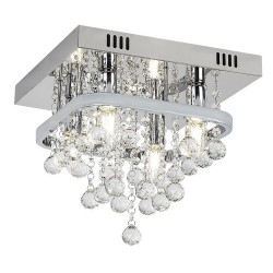 Lubinis šviestuvas Pallas LED 23+ E14 4x MAX 40W 4000K Neutrali balta (Chromo)