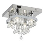 Lubinis šviestuvas Pallas LED 23+ E14 4x MAX 40W 4000K Neutrali balta (Chromo)