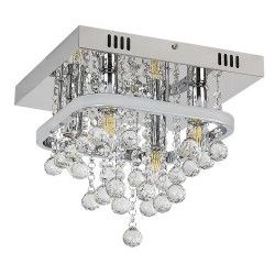 Lubinis šviestuvas Pallas LED 23+ E14 4x MAX 40W 4000K Neutrali balta (Chromo)