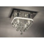 Lubinis šviestuvas Pallas LED 23+ E14 4x MAX 40W 4000K Neutrali balta (Chromo)