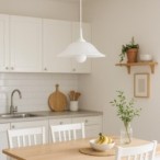 Pakabinamas šviestuvas Alabastro E27 1x MAX 60W (Balta)