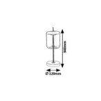 Stalinis šviestuvas Delice LED 6W 4000K Neutrali balta (Juoda)
