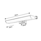 Sieninis šviestuvas Evron LED 7.5W 4000K Neutrali balta (Chromo)