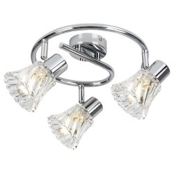 Lubinis šviestuvas Hestia E14 3x MAX 40W (Chromo)