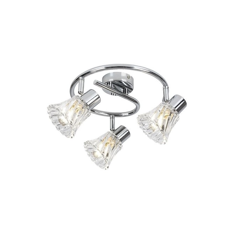 Lubinis šviestuvas Hestia E14 3x MAX 40W (Chromo)