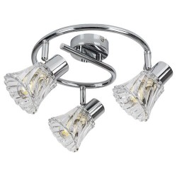 Lubinis šviestuvas Hestia E14 3x MAX 40W (Chromo)