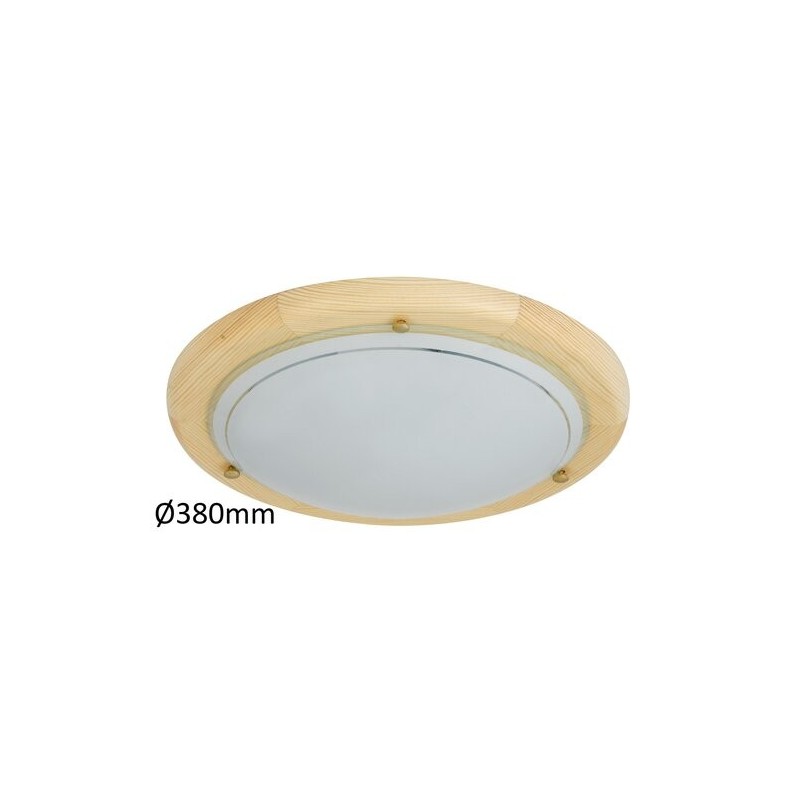 Lubinis šviestuvas Ufo E27 2x MAX 60W (Ruda)