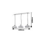 Pakabinamas šviestuvas Petrina E27 3x MAX 40W (Chromo)
