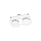Lubinis šviestuvas Hilary LED 10W 4000K Neutrali balta (Chromo)