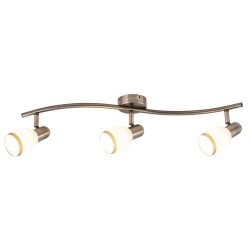 Lubinis šviestuvas Elite E14 3x MAX 40W (Bronzos)