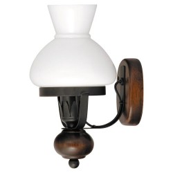 Sieninis šviestuvas Petronel E27 1x MAX 60W (Matinė Juoda)