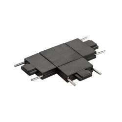 LiTrack magnetinės sistemos T formos sujungimas Connect+ (Juoda)