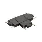 LiTrack magnetinės sistemos T formos sujungimas Connect+ (Juoda)