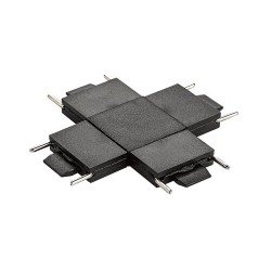 LiTrack magnetinės sistemos T formos sujungimas Connect+ (Juoda)