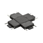 LiTrack magnetinės sistemos T formos sujungimas Connect+ (Juoda)