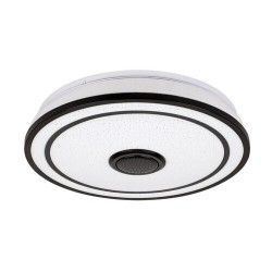 Lubinis šviestuvas Nikolaus LED 24W 3000-6500K CCT keičiama balta spalva (Juoda)