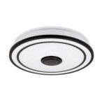 Lubinis šviestuvas Nikolaus LED 24W 3000-6500K CCT keičiama balta spalva (Juoda)
