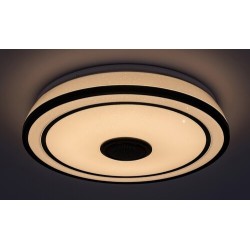 Lubinis šviestuvas Nikolaus LED 24W 3000-6500K CCT keičiama balta spalva (Juoda)