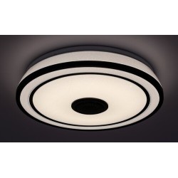 Lubinis šviestuvas Nikolaus LED 24W 3000-6500K CCT keičiama balta spalva (Juoda)