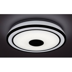 Lubinis šviestuvas Nikolaus LED 24W 3000-6500K CCT keičiama balta spalva (Juoda)