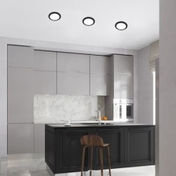 LED panelė Shaun2 LED 3W 3000K Šilta balta (Juoda)