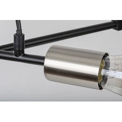 Pakabinamas šviestuvas Branwen E27 7x MAX 25W (Matinė Juoda)