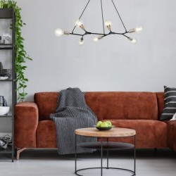 Pakabinamas šviestuvas Branwen E27 7x MAX 25W (Matinė Juoda)