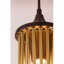 Pakabinamas šviestuvas Roxas E27 1x MAX 40W (Matinė Juoda)
