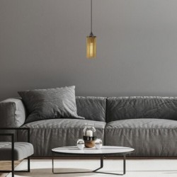 Pakabinamas šviestuvas Roxas E27 1x MAX 40W (Matinė Juoda)