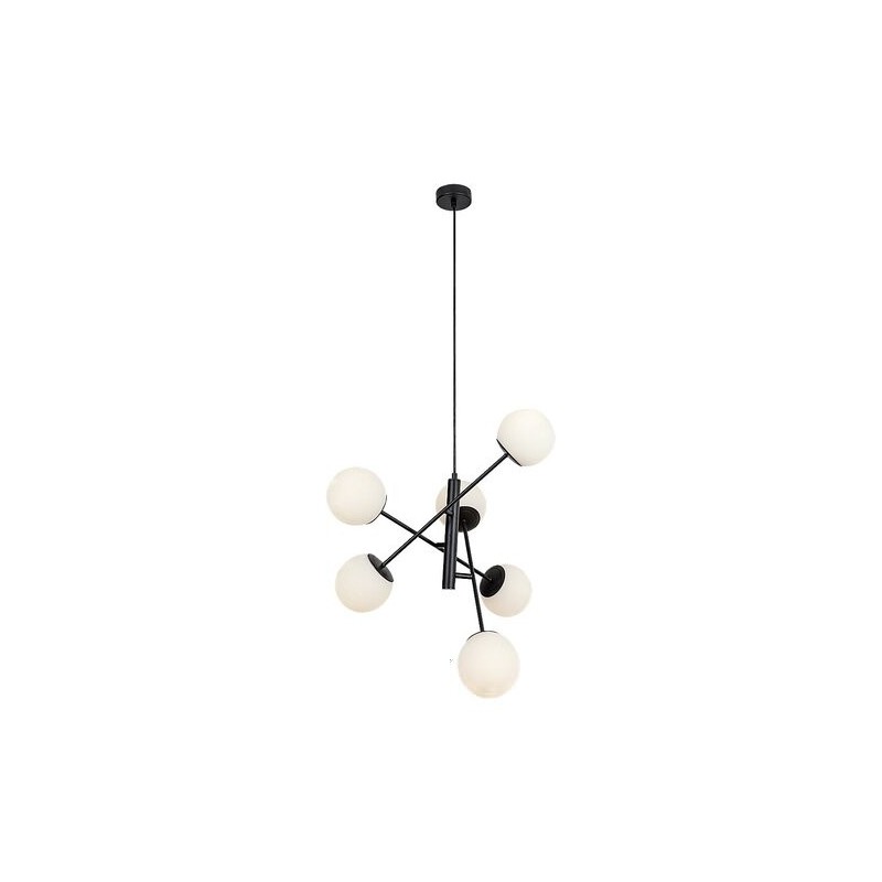 Pakabinamas šviestuvas Meduza E14 6x MAX 20W (Matinė Juoda)