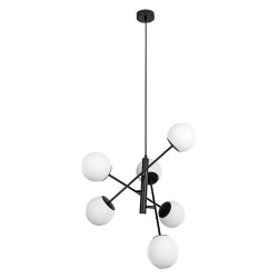Pakabinamas šviestuvas Meduza E14 6x MAX 20W (Matinė Juoda)