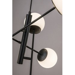 Pakabinamas šviestuvas Meduza E14 6x MAX 20W (Matinė Juoda)