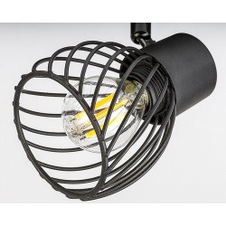 Lubinis šviestuvas Aberama E14 3X MAX 10W (Juoda)