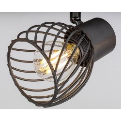 Lubinis šviestuvas Aberama E14 3X MAX 10W (Juoda)