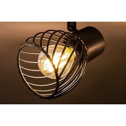 Lubinis šviestuvas Aberama E14 3X MAX 10W (Juoda)
