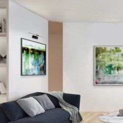 Šviestuvai paveikslams - veidrodžiams Gaten LED 8W 3000K Šilta balta (Juoda)