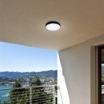 Lubinis lauko šviestuvas Tartu LED 18W 2800-6000K CCT keičiama balta spalva (Matinė Juoda)