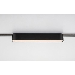 LiTrack magnetinės sistemos šviestuvas Line04W 3000K Šilta balta (Juoda)