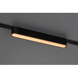 LiTrack magnetinės sistemos šviestuvas Line04W 3000K Šilta balta (Juoda)