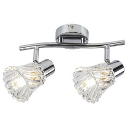 Lubinis šviestuvas Hestia E14 2x MAX 40W (Chromo)