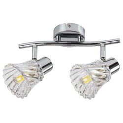 Lubinis šviestuvas Hestia E14 2x MAX 40W (Chromo)