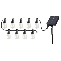 Saulės energija įkraunamas šviestuvas Zirc LED 3.6W 2700K Šilta balta (juoda)